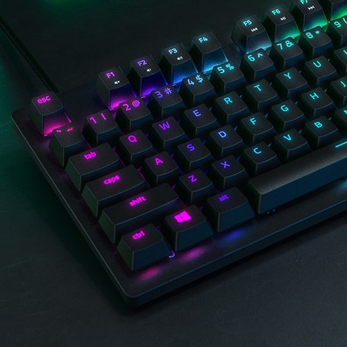 کیبورد مکانیکی گیمینگ ریزر مدل Razer Huntsman Tournament Edition