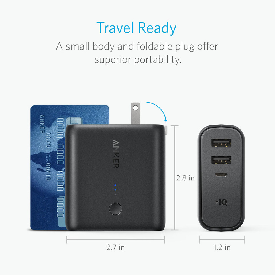 Anker A1621 PowerCore Fusion 5000mAh Power Bank