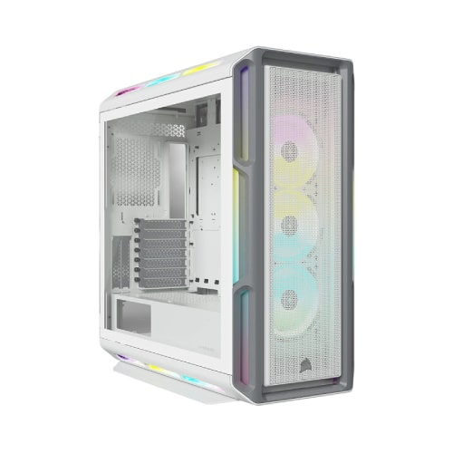 کیس کامپیوتر کورسیر مدل CORSAIR iCUE 5000T RGB White