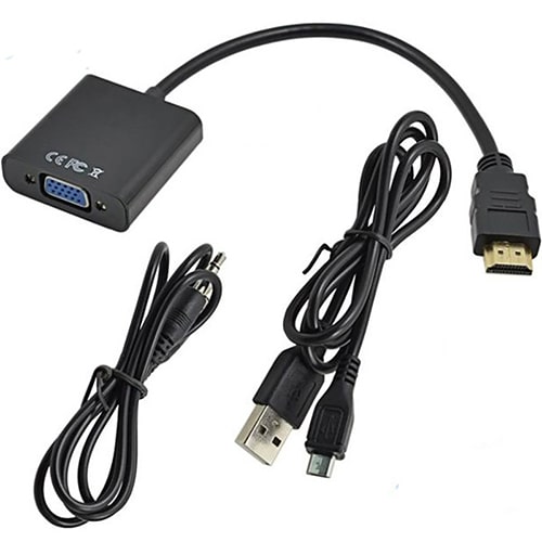 تبدیل HDMI به VGA فرانت با خروجی صدا FARANET HDMI TO VGA