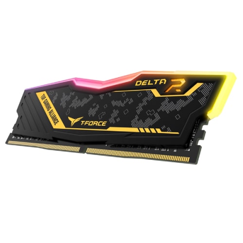 رم کامپیوتر تک کاناله TEAMGROUP DELTA TUF RGB DDR4 3200MHz ظرفیت 16GB