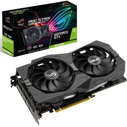 کارت گرافیک ایسوس مدل ROG-STRIX-GTX۱۶۶۰S-O۶G-GAMING با حافظه ۶ گیگابایت