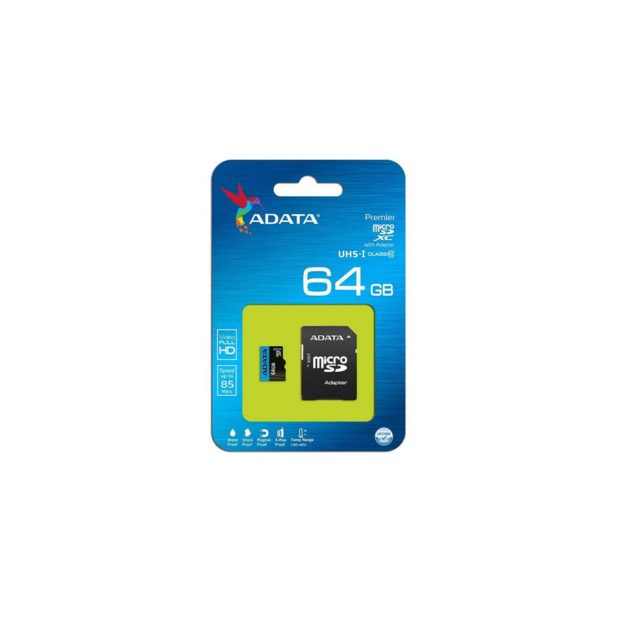 کارت حافظه‌ microSD اي ديتا ظرفيت 64گيگابايت کلاس 10