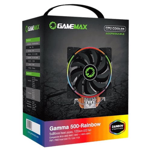 خنک کننده بادی گیم مکس مدل GAME MAX GAMMA 500 RAINBOW