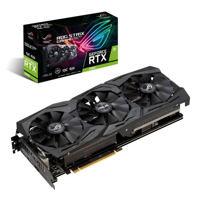 کارت گرافیک ایسوس مدل ROG-STRIX-RTX2060-O6G-GAMING