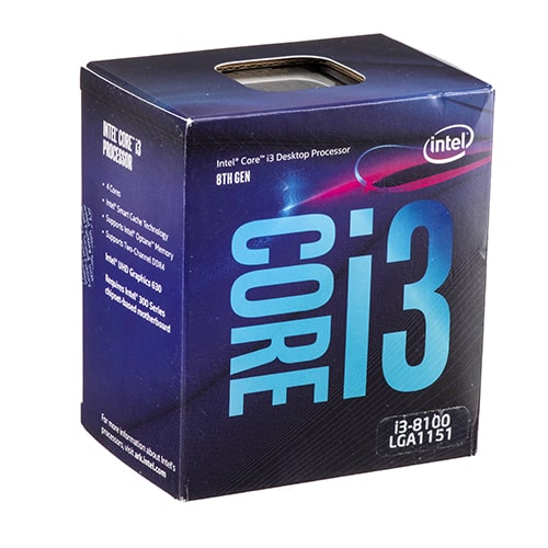 پردازنده اینتل مدل Intel Coffee Lake Core i3-8100