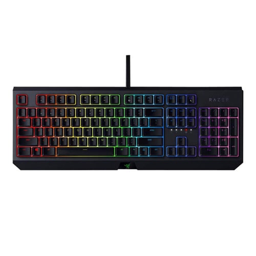 کیبورد گیمینگ ریزر مدل Razer BLACKWIDOW GREEN SWITCH