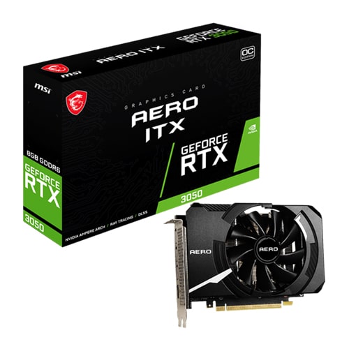 کارت گرافیک ام اس آی مدل MSI GeForce RTX 3050 AERO ITX 8GB OC