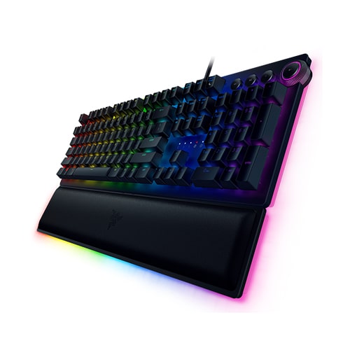 کیبورد مکانیکی گیمینگ ریزر با سوئیچ خطی مدل Razer Huntsman Elite