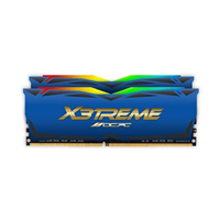 رم کامپیوتر OCPC X3 TREME RGB 32GB 16GBx2 3600MHz CL18 DDR4 BLUE LABLE