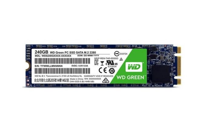 WD Green M.2 2280 SSD - 240GB