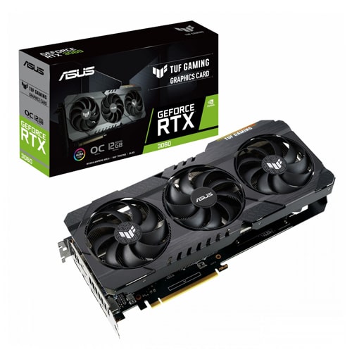 کارت گرافیک ایسوس مدل ASUS TUF RTX 3060 O12G V2 GAMING