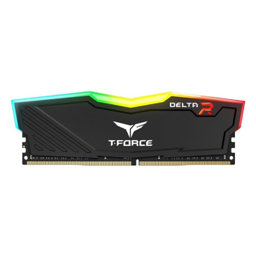 رم کامپیوتر تک کاناله TEAMGROUP DELTA RGB DDR4 3200MHz ظرفیت 16GB