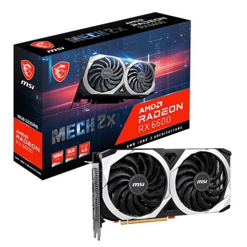 کارت گرافیک ام اس آی مدل MSI Radeon RX 6600 MECH 2X 8G