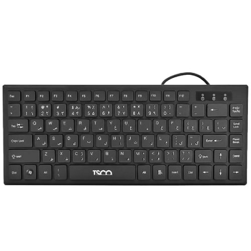 مینی کیبورد با سیم تسکو مدل TSCO TK 8001
