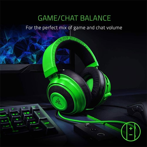 هدست بازی ریزر مدل Razer KRAKEN TOURNAMENT EDITION Green