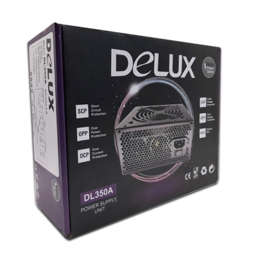 منبع تغذیه کامپیوتر دلوکس مدل Delux DL350A