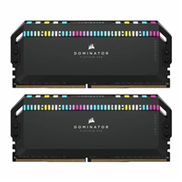 رم کامپیوتر CORSAIR DOMINATOR PLATINUM RGB BLACK 64GB(2X32GB) 6400 CL32 DDR5