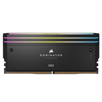 رم کامپیوتر DOMINATOR TITANIUM 32GB(16GBx2) 6600 RGB BLACK CL32