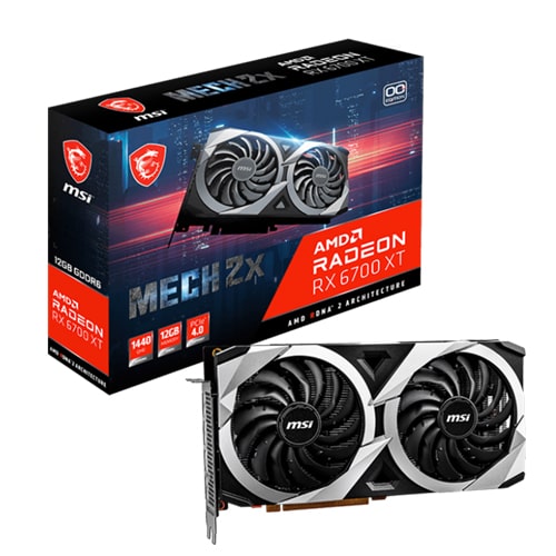 کارت گرافیک ام اس آی مدل MSI Radeon RX 6700 XT MECH 2X 12G OC