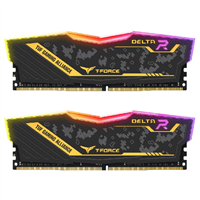 رم کامپیوتر دو کاناله TEAMGROUP T-Force Delta TUF Gaming Alliance RGB DDR4 3200MHz ظرفیت 16GB (2x8GB)