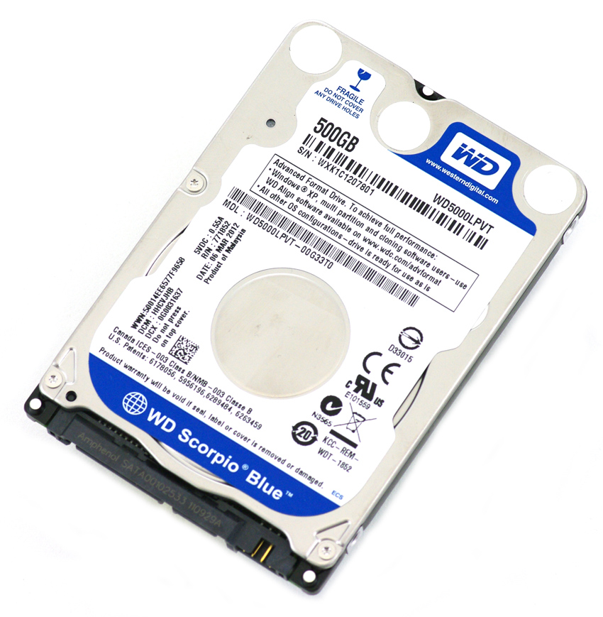 هارد نوت بوک Western Digital Blue Notebook - 500GB