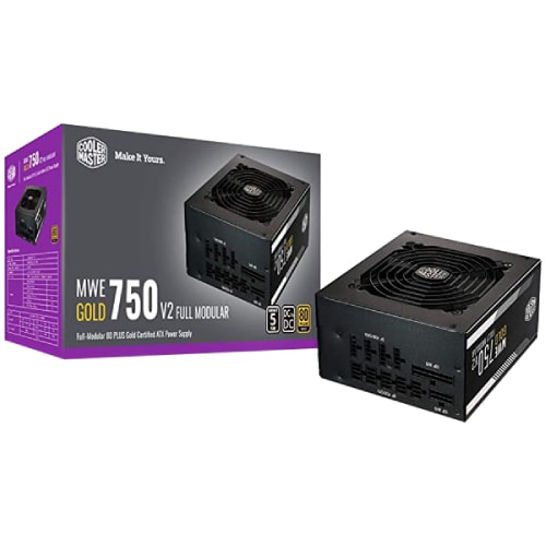 منبع تغذیه کولر مستر Cooler Master MWE GOLD 750 V2 Gold Full Modular