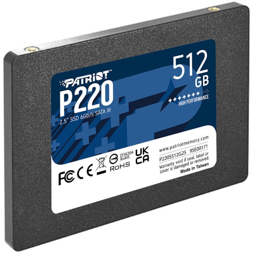 هارد اس اس دی پاتریوت مدل PATRIOT P220 SATA III 2.5inch 512GB