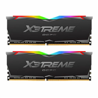 رم کامپیوتر OCPC X3 TREME RGB 32GB 16GBx2 3200MHz CL16 DDR4 BLACK