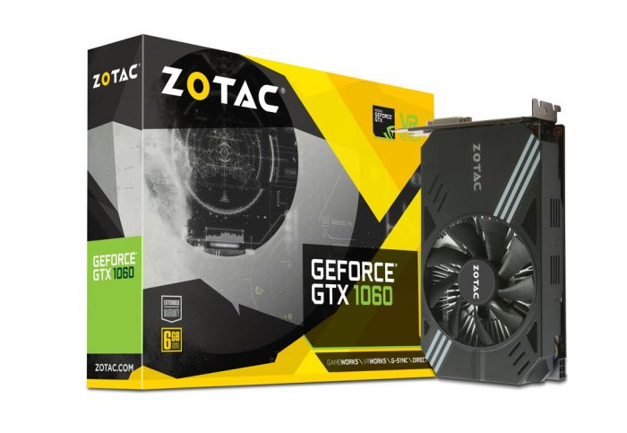 ZOTAC ZT-P10600A-10L GeForce GTX 1060 Mini 6GB Graphic Card