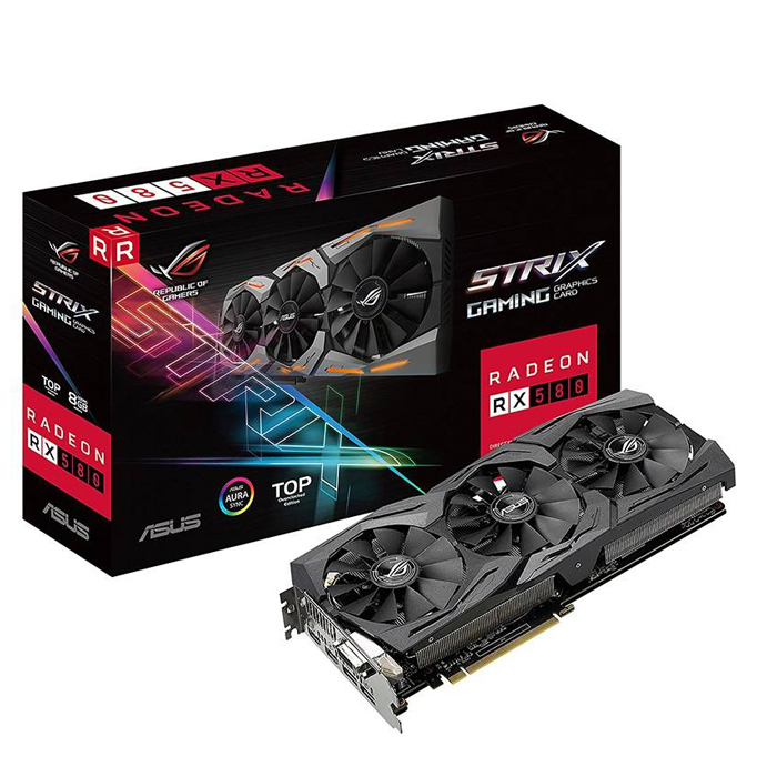 ASUS ROG-STRIX-RX580-T8G-GAMING Graphics Card