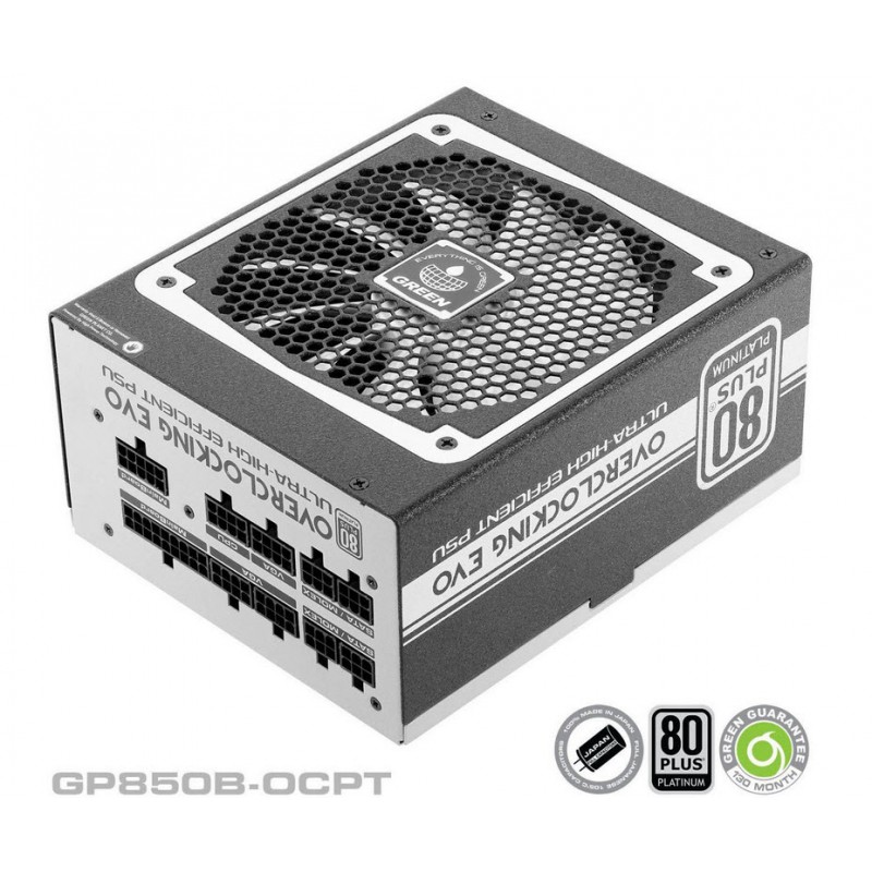 پاور Green GP850B-OCPT Overclocking Evo 80 Plus Platinum 