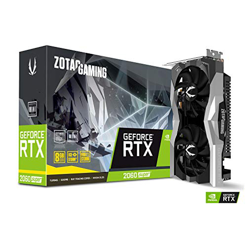 ZOTAC GAMING GeForce RTX 2060 SUPER MINI 8GB GDDR6 256-bit 14Gbps Gaming Graphics Card