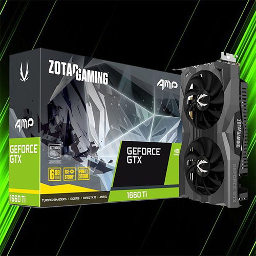 کارت گرافیک زوتک مدل - ZOTAC 16610D GTX 1660 TI AMP EDITION 6GB