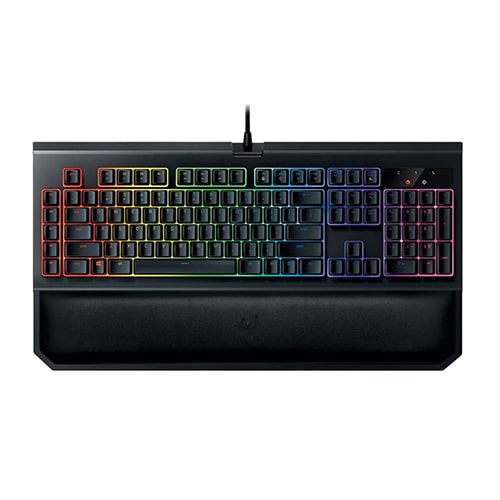 کیبورد گیمینگ ریزر مدل Razer Blackwidow Elite Yellow Switch