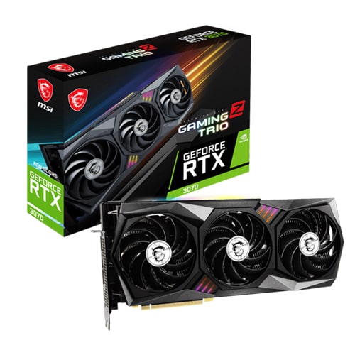 کارت گرافیک ام اس آی مدل MSI GeForce RTX 3070 GAMING Z TRIO 8G LHR