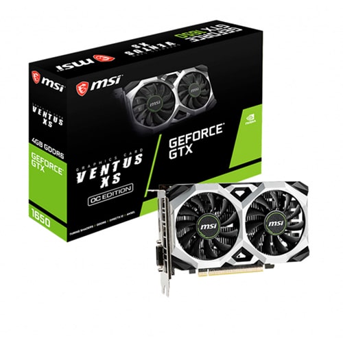 کارت گرافیک ام اس آی مدل MSI GeForce GTX 1650 VENTUS XS 4GB OCV1