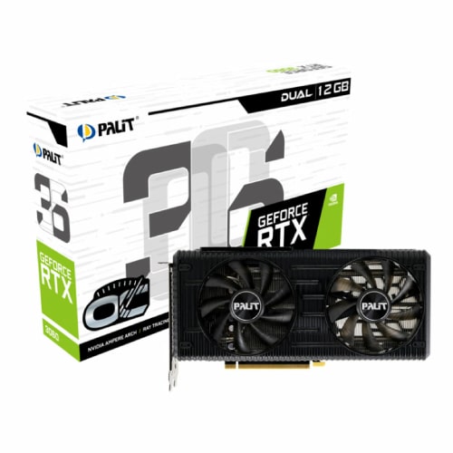 کارت گرافیک پلیت مدل Palit GeForce RTX 3060 Dual 12GB