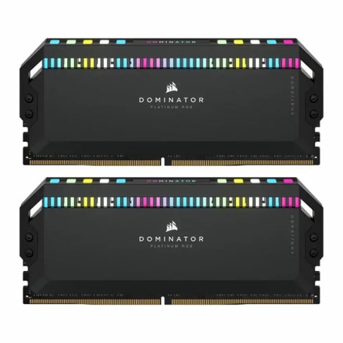 رم کامپیوتر CORSAIR DOMINATOR PLATINUM 64GB(2X32GB) 5600 BLACK-CL40 DDR5