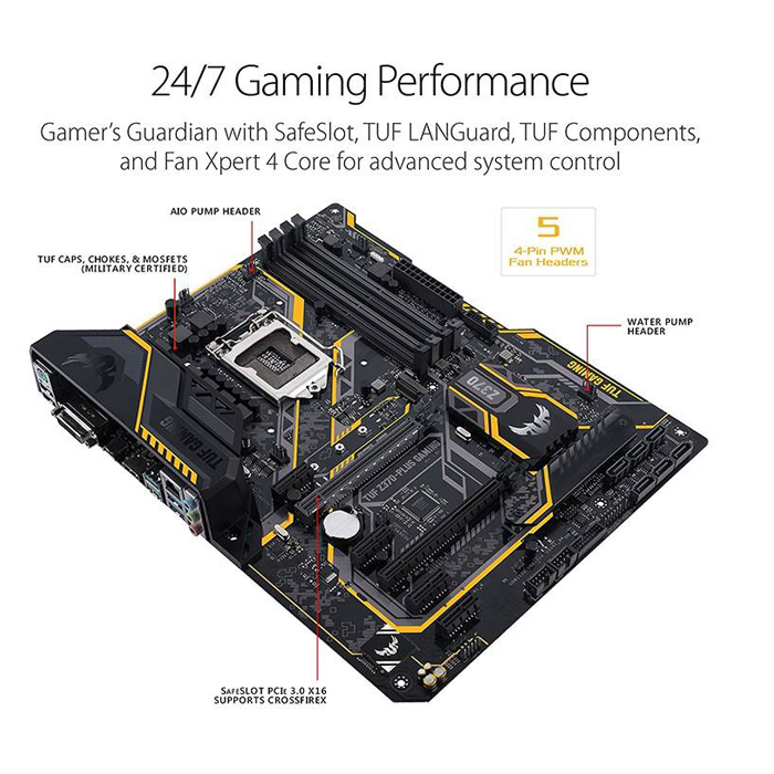 ASUS TUF Z370-PLUS GAMING Motherboard