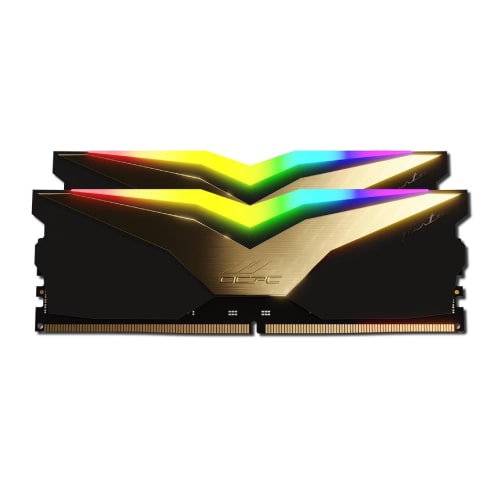 رم کامپیوتر OCPC PISTA RGB 32GB 16GBx2 6000MHz CL32 BLACK LABEL DDR5