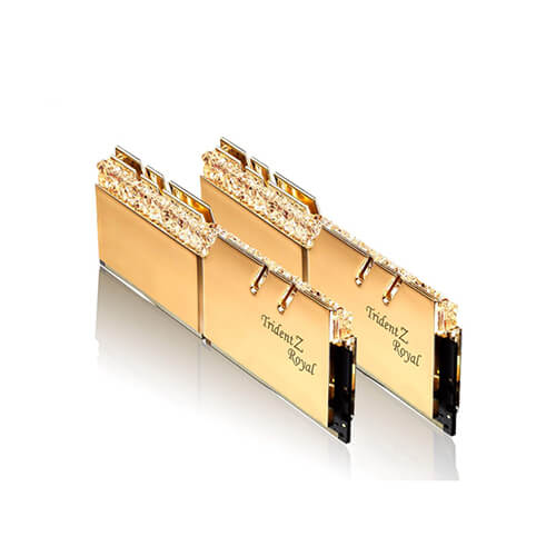 رم کامپیوتر G.SKILL Trident Z Royal GOLD 16GB (8GBx2) DDR4 4000MHz