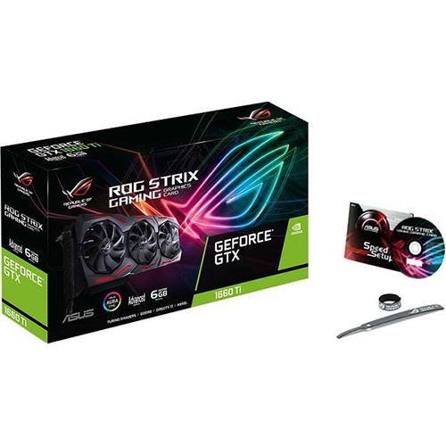 کارت گرافیک ایسوس مدل ROG-STRIX-GTX1660TI-A6G-GAMING GDDR6