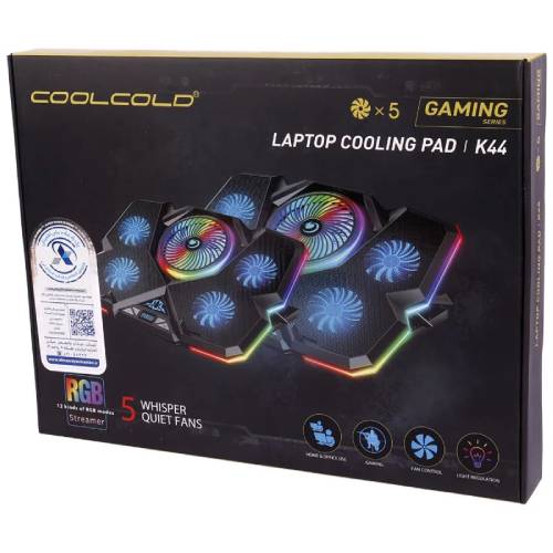 کول پد لپ تاپ کول کلد مدل COOLCOLD K44