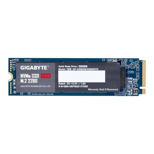 حافظه اس اس دی گیگابایت SSD Gigabyte NVMe ظرفیت 256 گیگابایت