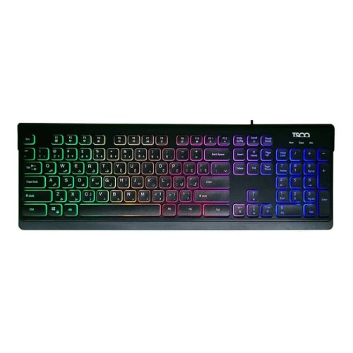 کیبورد با سیم مخصوص بازی تسکو مدل TSCO TK 8031
