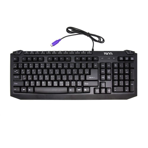 کیبورد با سیم تسکو مدل TSCO TK-8024 PS2