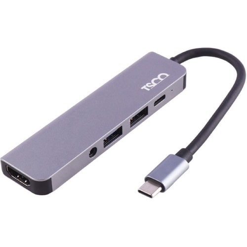 هاب USB-C  تسکو  5 پورت مدل  TSCO THU 1160 USB Type-C Hub