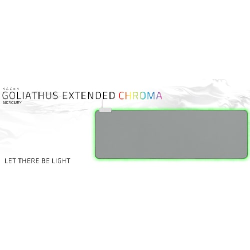 پد ماوس بازی ریزر مدل Razer Goliathus EXTENDED Chroma Mercury