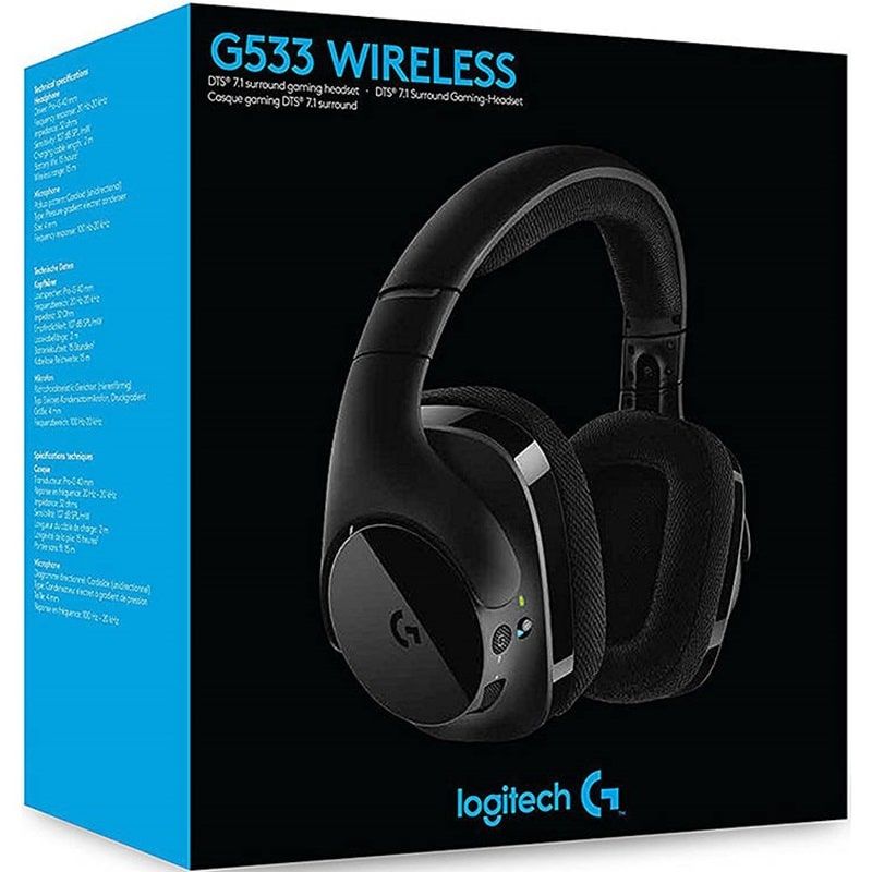 هدست گیمینگ لاجیتک G533 7.1 Surround Wireless